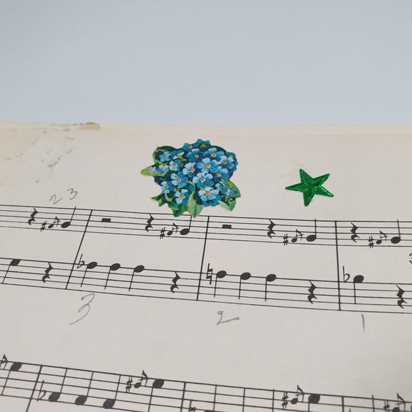 Vintage Sheet Music Country Dance For Two Pianos Beethoven Teacher Student Pract - Picture 5 of 6